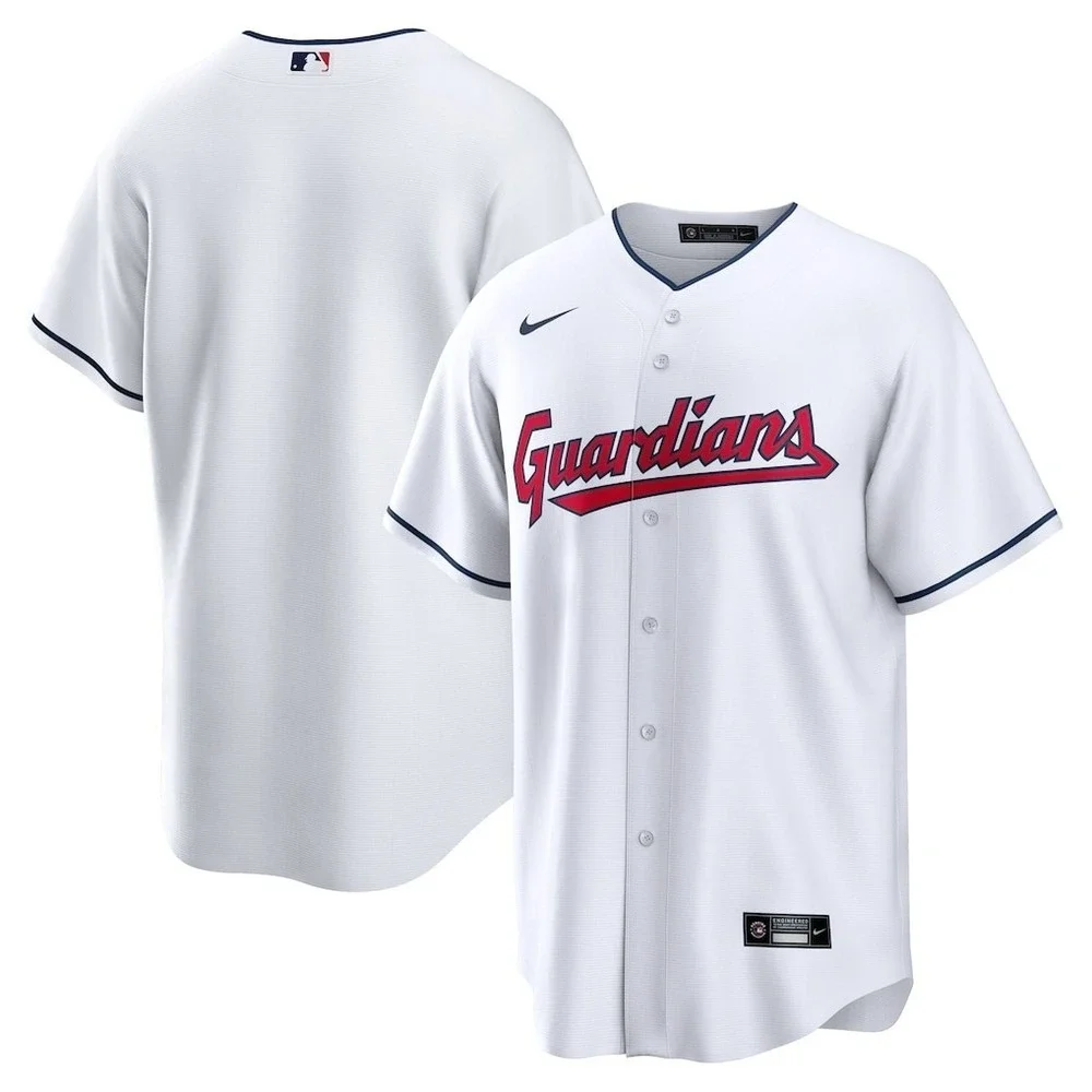 Cleveland Guardians Home‎ White Nike Men's Size XL Baseball Jersey NWOT